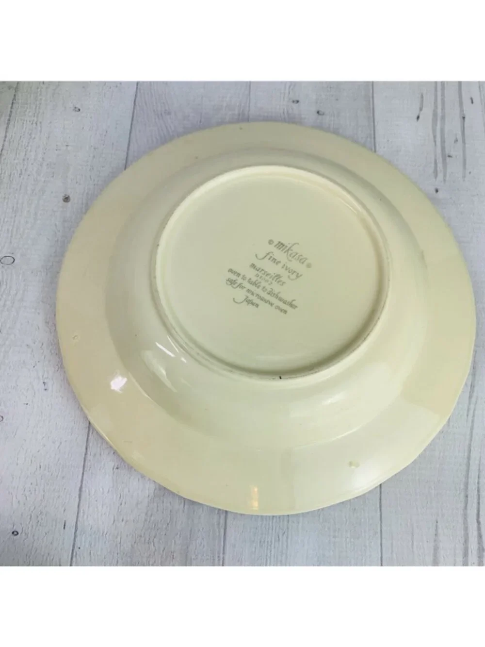 Mikasa MARSEILLES D1092 Floral Center Weave Rimorange Pasta Soup Bowls Set of 5